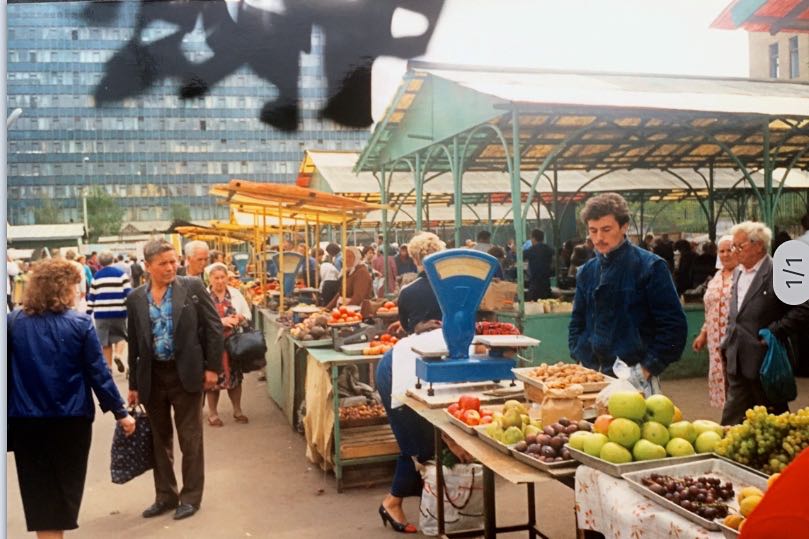 Kolchozmarkt | Moskou | Sovjet-Unie 1989