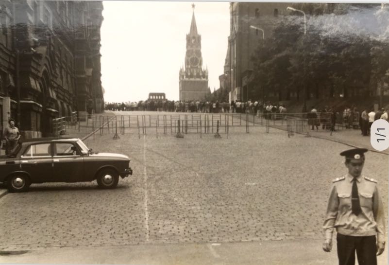 Rij voor Leninmausoleum | Moskou | Sovjet-Unie 1989