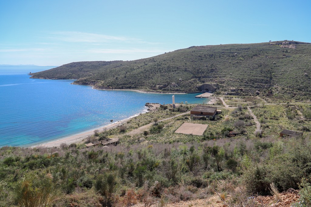 Marinecomplex en onderzeeërbunker Porto Palermo | maart 2019 | Himare | Albanië