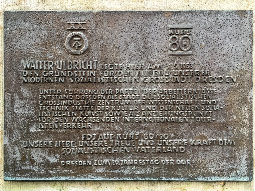 Plaquette Altmarkt | Dresden | Duitsland