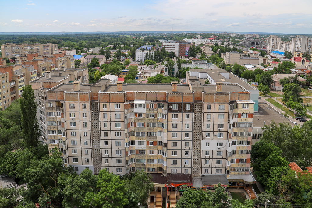 Uitzicht vanuit Panelka | Tiraspol | Transnistrië