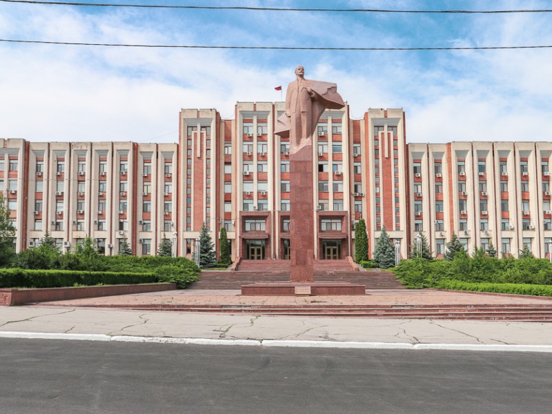 Wandelen in Sovjet-sferen in&nbsp;Tiraspol