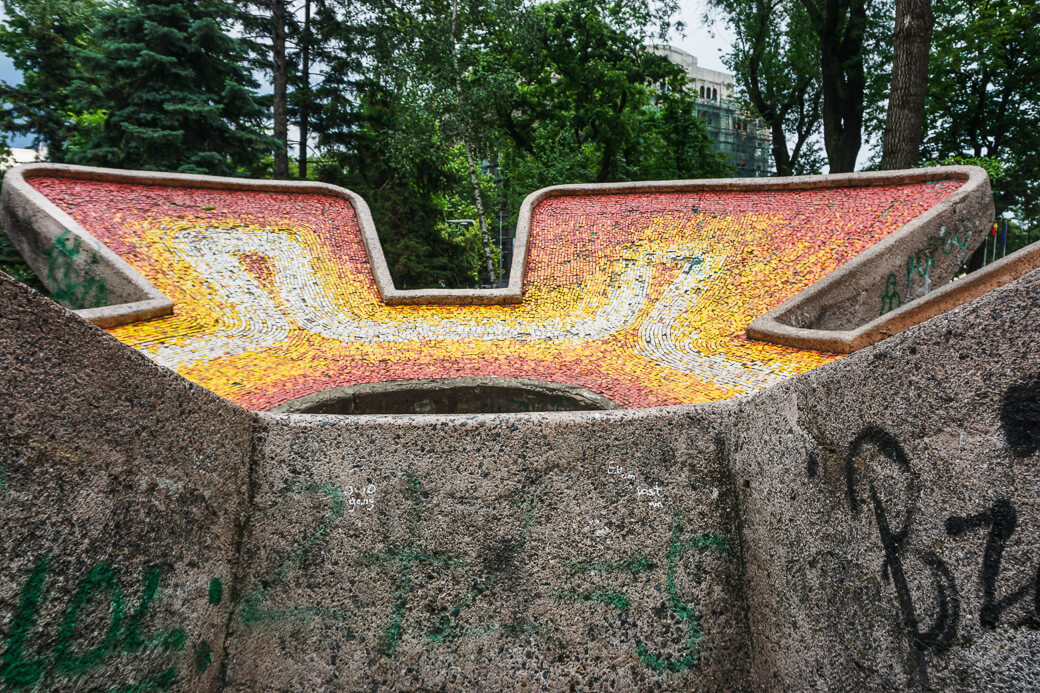 Mozaïek lotusbloem | Chisinau | Moldavië