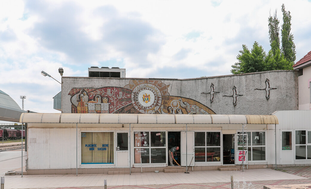 Mozaïek nabij station | Chisinau | Moldavië