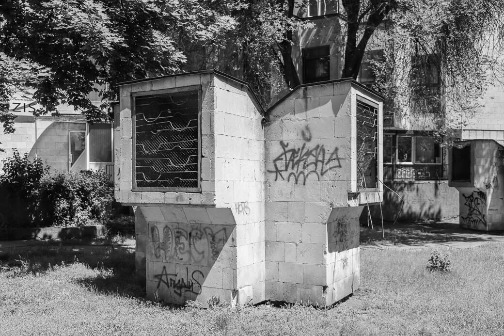 Luchtkoker bij bibliotheek Din Hol | Chisinau | Moldavië