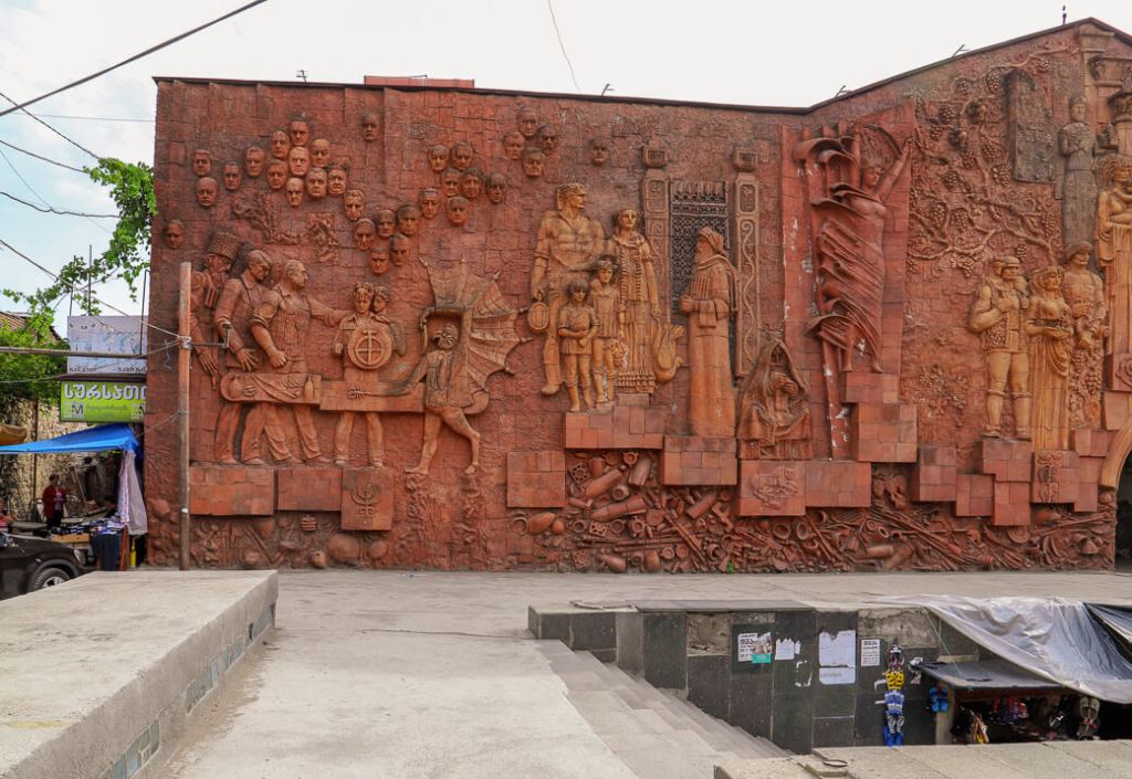 Panorama Colchis bij Grote Mark | Kutaisi | Georgië