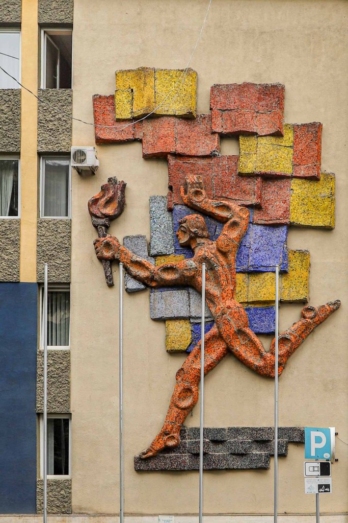 Mozaïek van Hotel Athletics | Tbilisi | Georgië