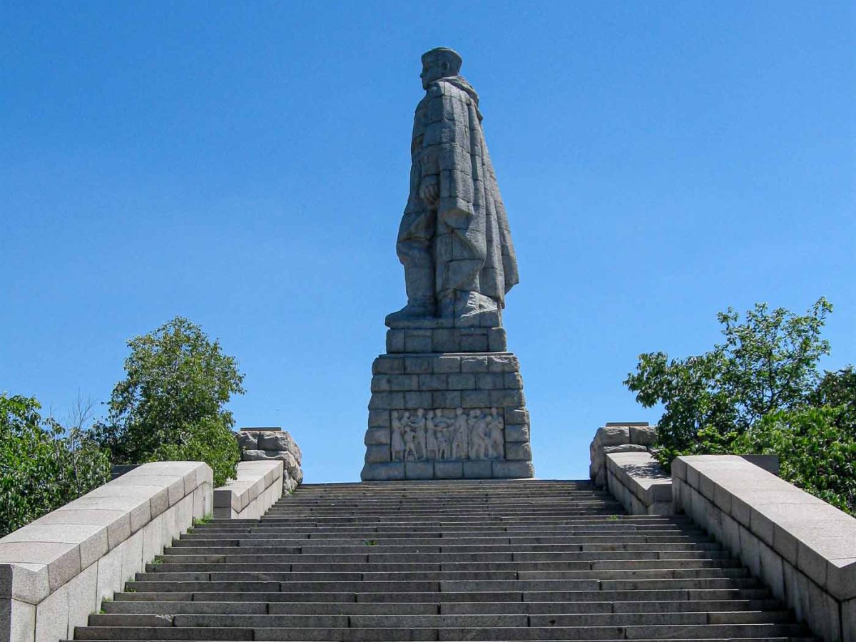 Alyosha op de berg van&nbsp;Plovdiv