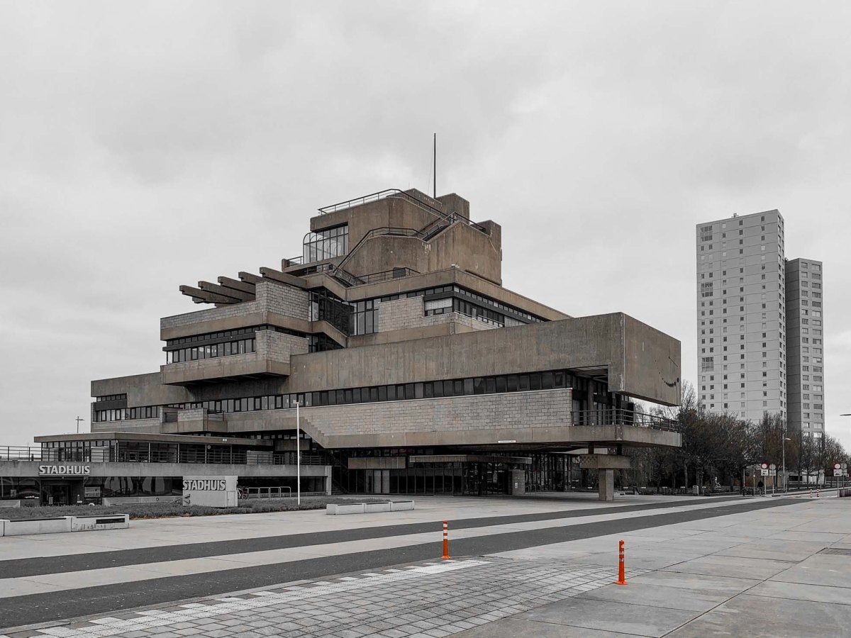 Brutalisme in Nederland: het stadhuis van&nbsp;Terneuzen