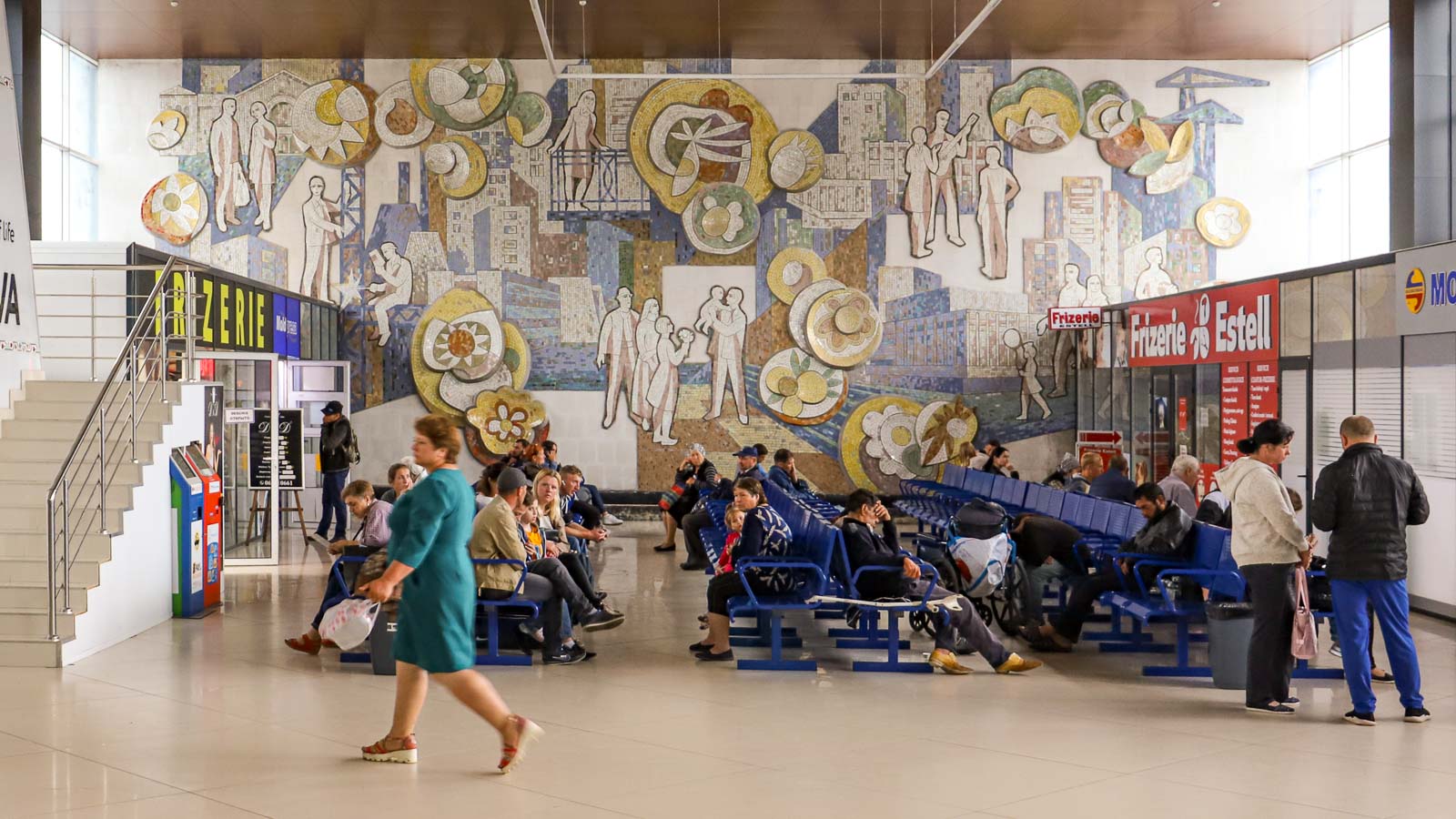 Mozaïek 'de stad bloei en bouwt' | Mihai Burea | Chisinau | Moldavië