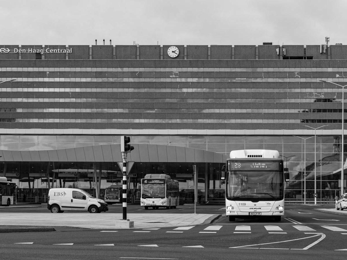 Brutalistische betontour Den&nbsp;Haag