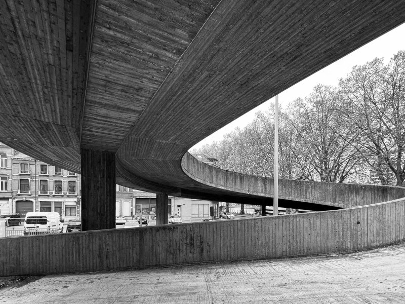 Brutalisme in België: wandelen langs de Maas in&nbsp;Luik