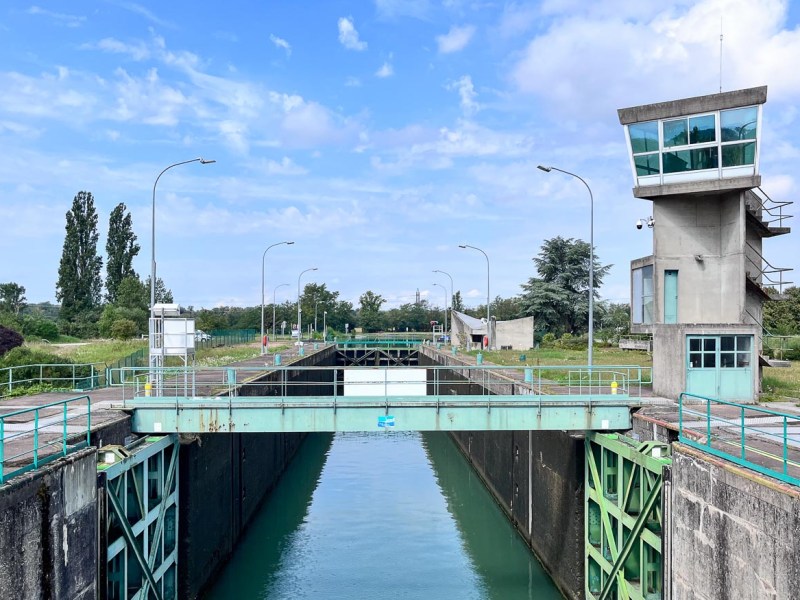 Le Corbusiers sluis van&nbsp;Kembs-Niffer