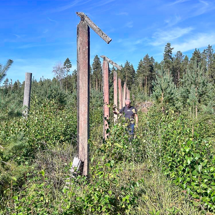 Beveiligingshek bij silolanceerbasis Tirza, Gulbene | Letland