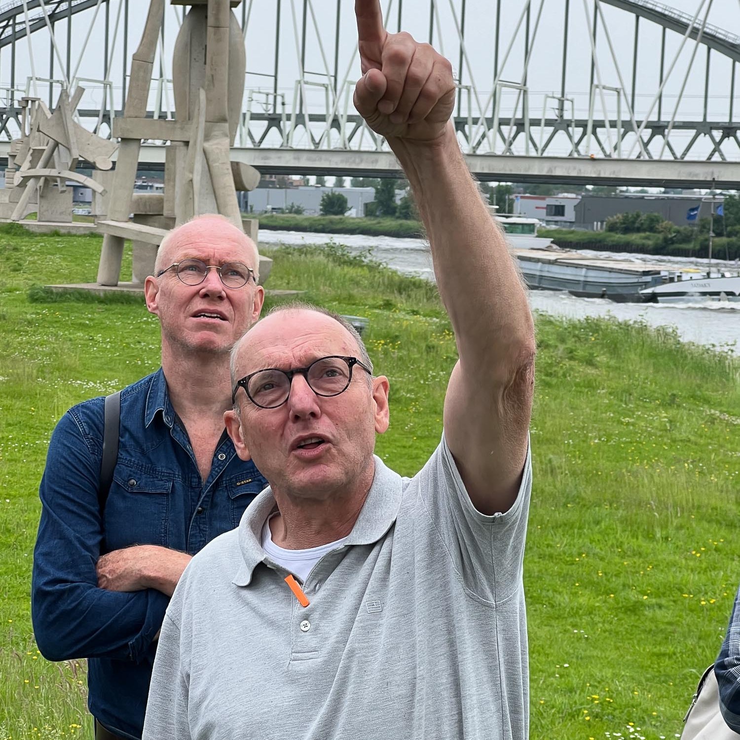 Ruud Kuijer bij zijn Waterwerken