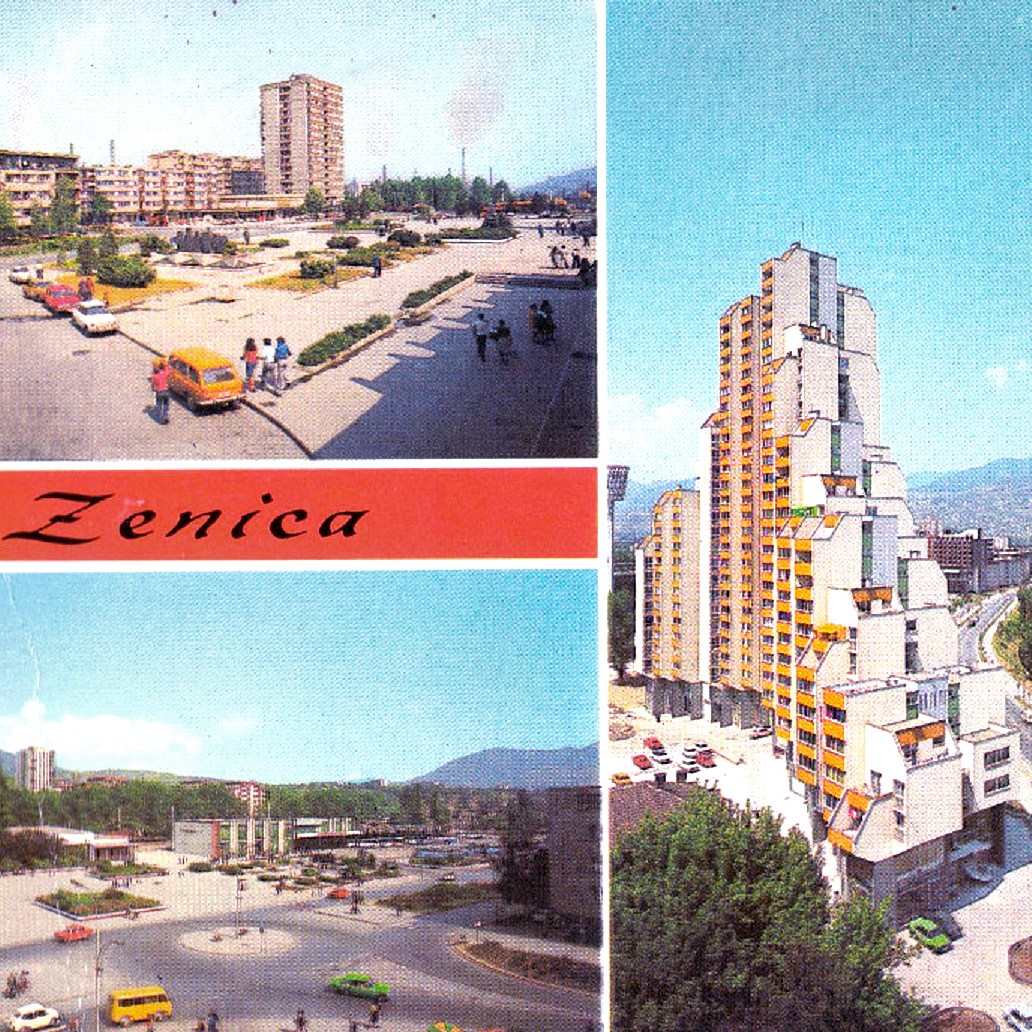 Ansichtkaart Lamela wolkenkrabber | Zenica | Bosnië-Herzegovina