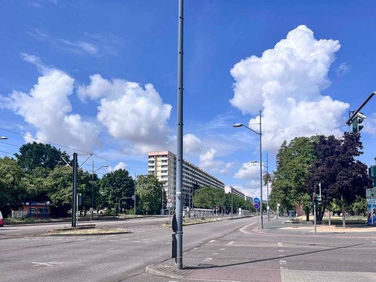 An Der Magistrale | Halle Neustadt | Duitsland