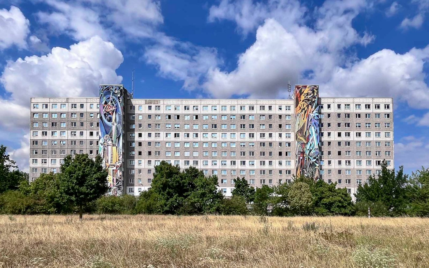 Mozaïek op Lehrlingswohnheim | Halle -Neustadt | Duitsland | Josep Renau | 1974