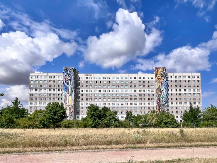 Mozaïek op Lehrlingswohnheim | Halle -Neustadt | Duitsland | Josep Renau | 1974