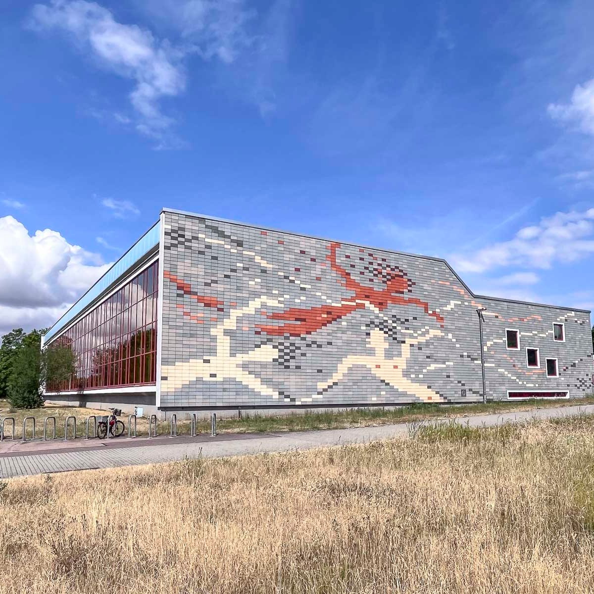 Mozaïek | An d. Schwimmhalle 4 | Halle-Neustadt | Duitsland | Ronald Kobe 1996