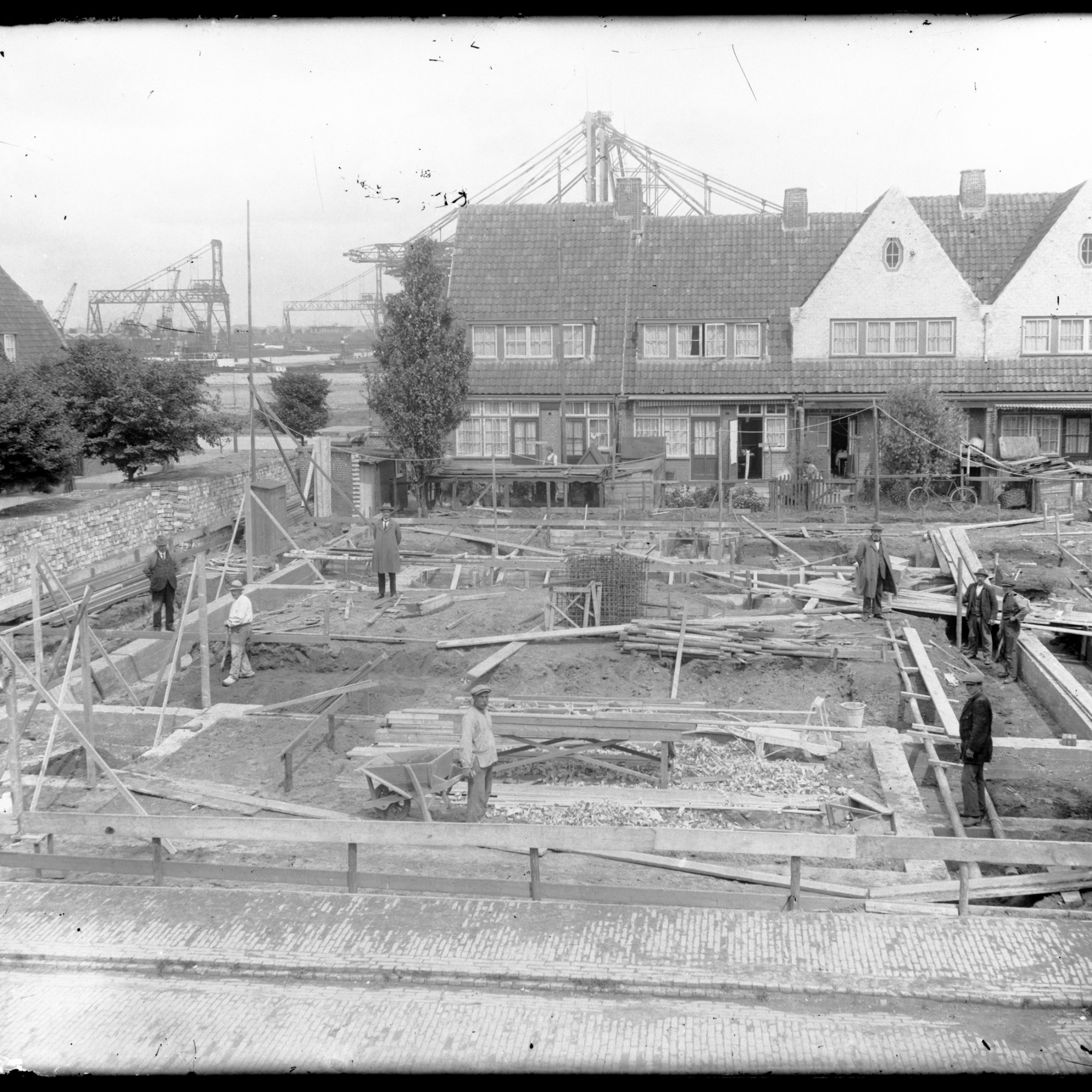 Bouw Heijplaat | ca.1920 | Stadsarchief Rotterdam, collectie Rotterdamsche Droogdok Maatschappij